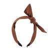 Женская повседневная повязка на голову с ленточным швом (коричневый) Hairband