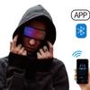 LED Smart Glasses Support APP Control, Party Bluetooth Glasses for Birthday, Bar, Flashing Display DIY Animation, USB Rechargeable Shining Glasses