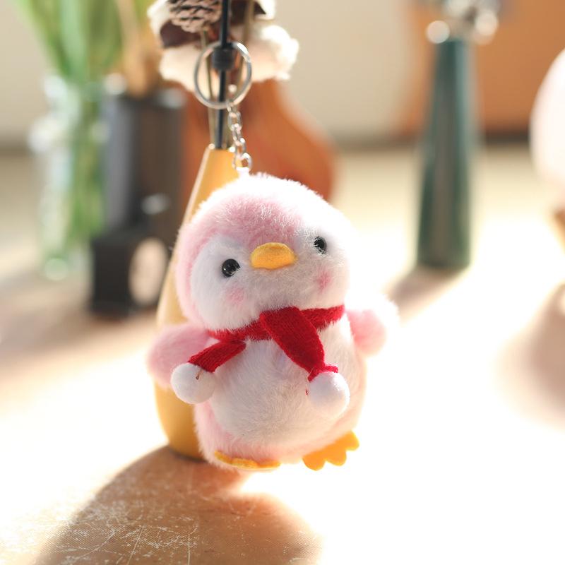 Милый мультяшный пингвин плюшевая кукла рюкзак подвесные украшения сумка брелок кулон девичья милая мягкая игрушка тряпичная кукла детский подарок на день рождения