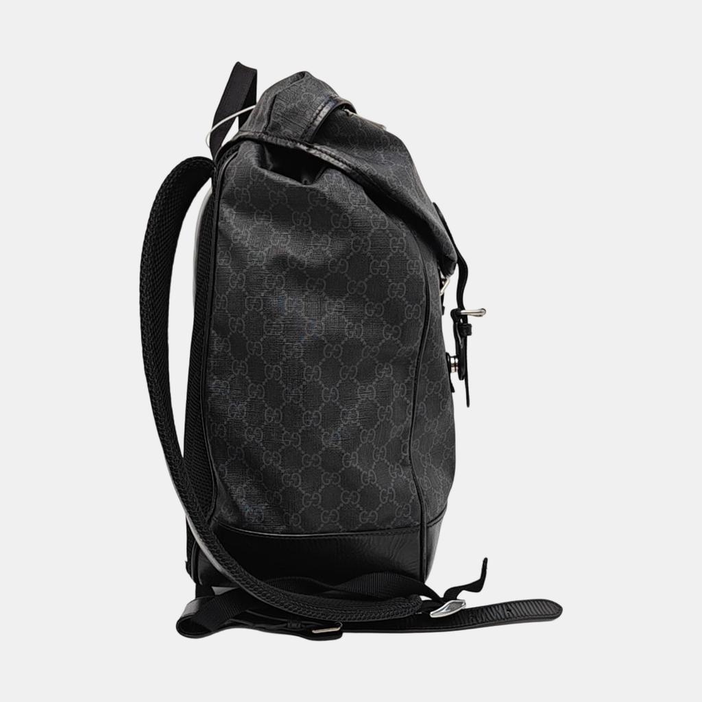 [Pre-Owned] Gucci Medium Backpack With Interlocking G 'Black' - Good #15WCIVK