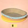 Cat Scratching Board, Cat Litter, One-piece Wear-resistant, Non-dandruff Grinding Claw, Cat Claw Board, Oval, Extra Large, Huge, Wear-resistant
