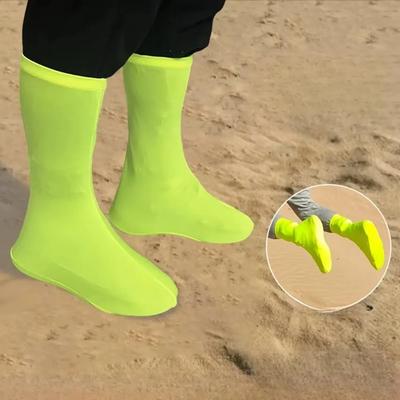 Высокие бахилы эластичные уличные защитные чехлы для походных ботинок защита от песка снега пляжа пыленепроницаемое снаряжение для пустыни подарок защитник обуви