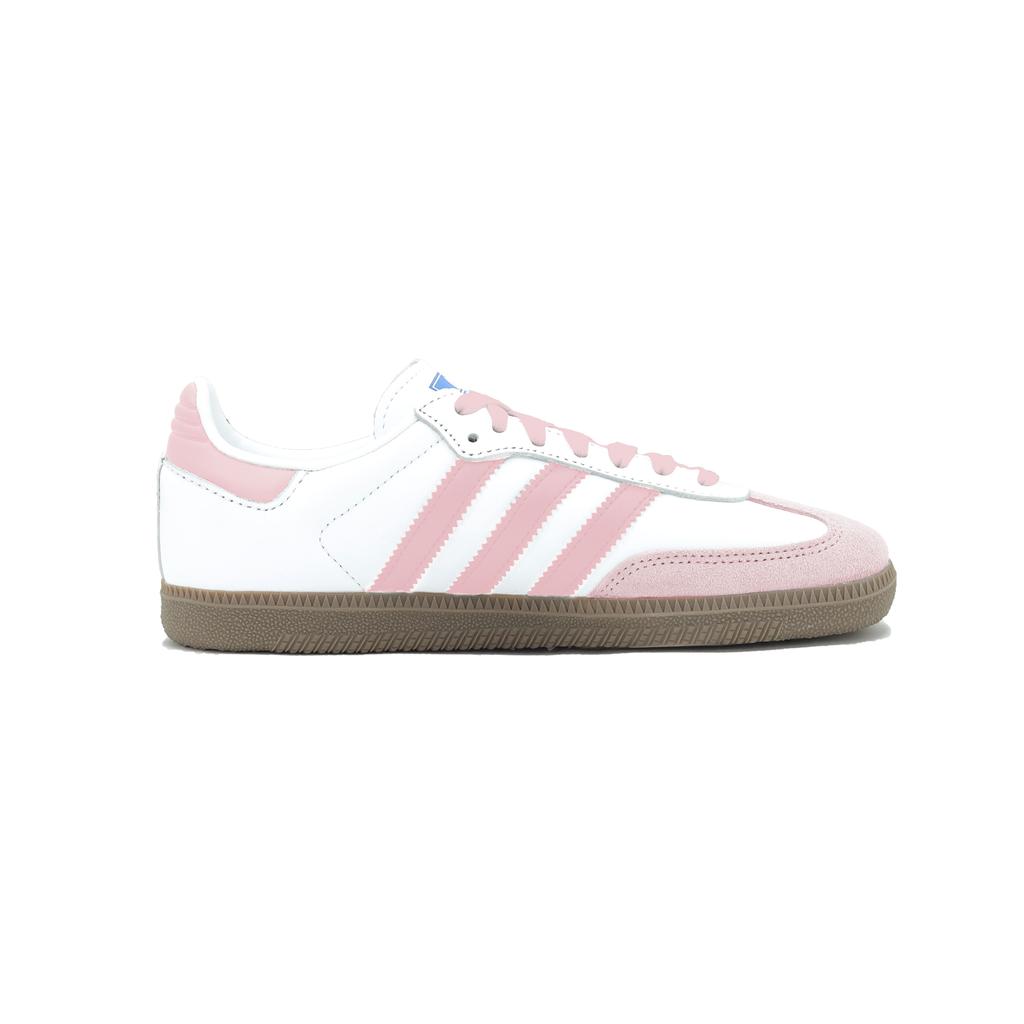 Adidas Originals SAMBA OG Happiness Puppy Pink Lightweight And Breathable Unisex Low-Top Skateboard Shoes Pink B75806(Team-)-Random packaging bags