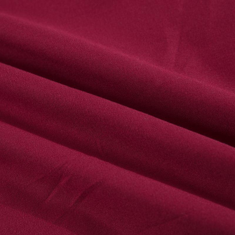 Soft Lightweight Fitted Sheet Solid Color Mattress Protective Cover For Cozy Sleeping