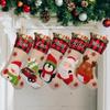 3d Christmas Stockings Plain White Penguin Large Hanging Socks Art Decor Set For Tree Fireplace Xmas Decor Men Women