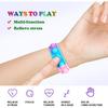 126 PCS Pop Bracelet it Fidget Toys Pack, Fidget Bracelet Birthday Party Gifts, Decompression Wristband with Autistic & ADHD,Fidget Wristband as