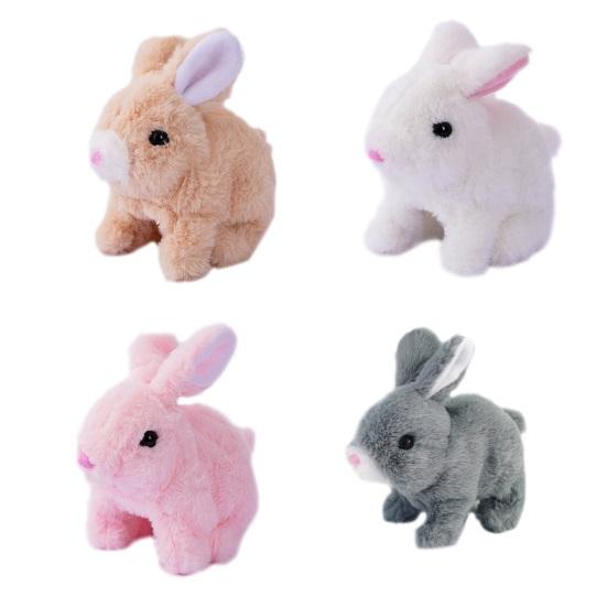 Smart Rabbit Doll Barking Decorative Birthday Gift Interesting Electronic Bunny Interactive Toy Kindergarten Supplies