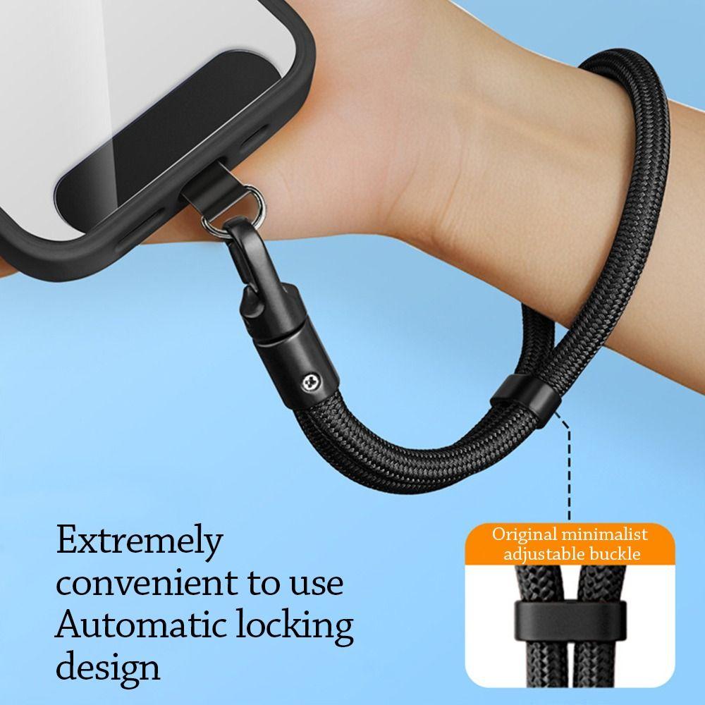 Adjustable Lanyard Woven Hanging Wrist Straps Cell Phone Accessories Hanging Rope Mobile Phone
