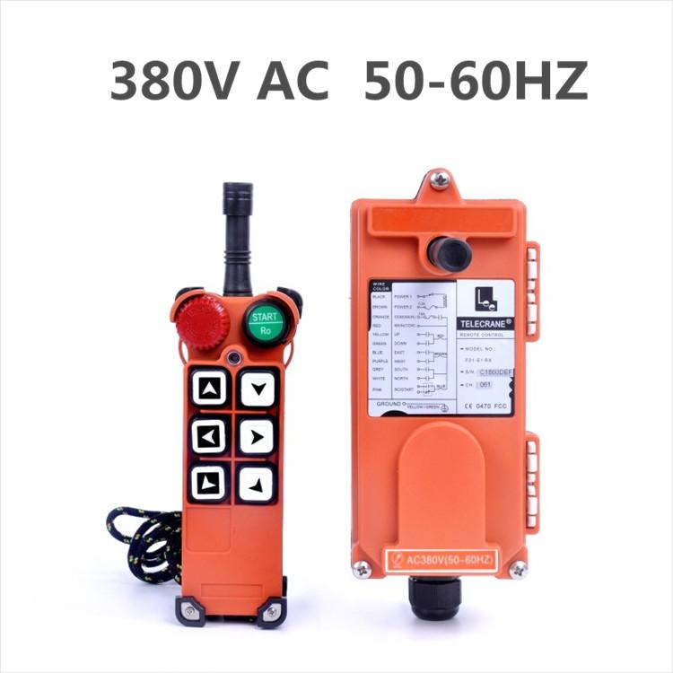 F21-E1 Crane Remote Control Wireless Remote Control TELECRANE Controller 220V 380V 12-440V Switch for Hoist