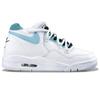 Nike Flight Legacy Graffiti Pony Abrasion Resistant Mid top Vintage Basketball Shoes Unisex Blue BQ4212-101(Team1283-)