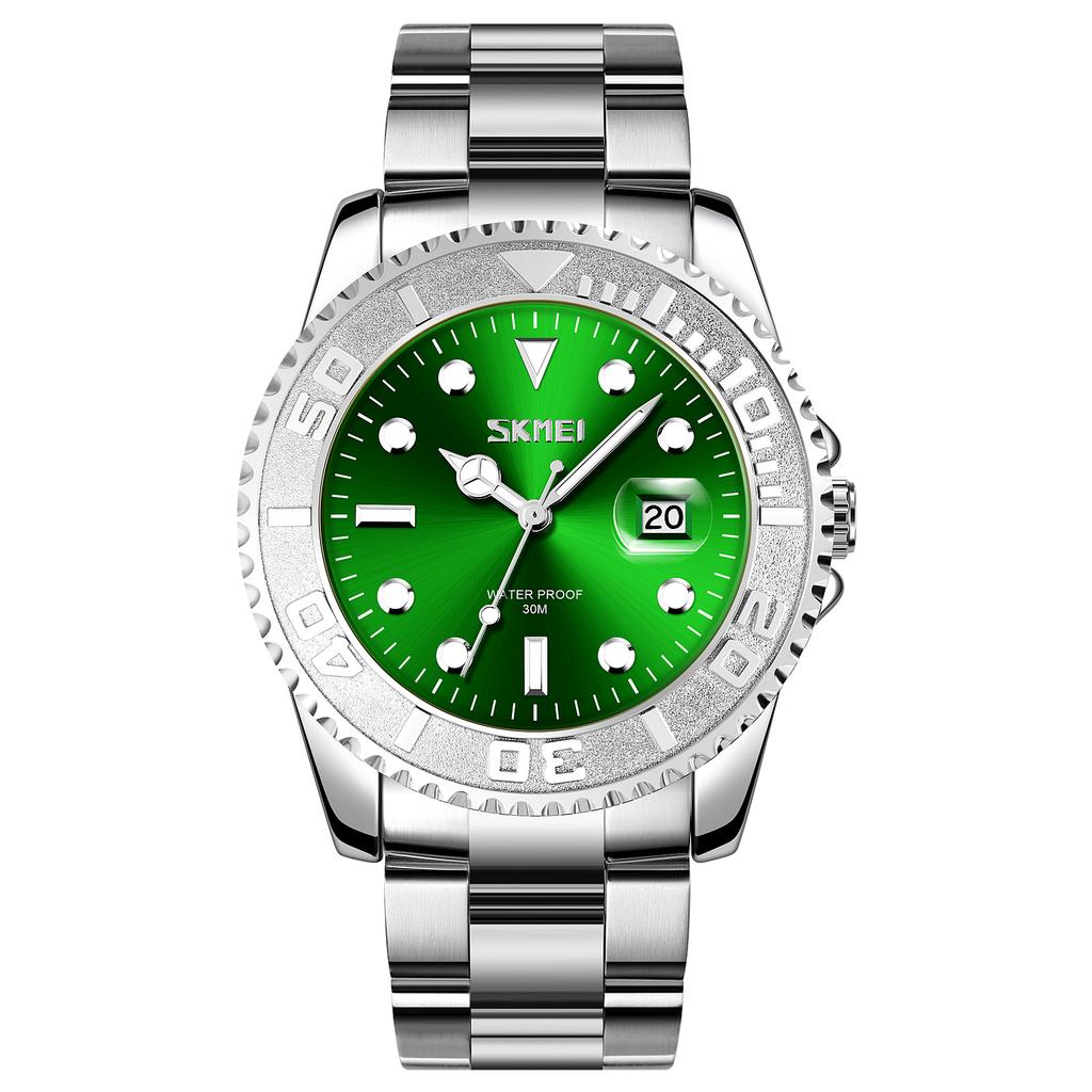 Классические часы мужские водонепроницаемые часы с календарем для мужчин роскошные деловые часы из нержавеющей стали новые