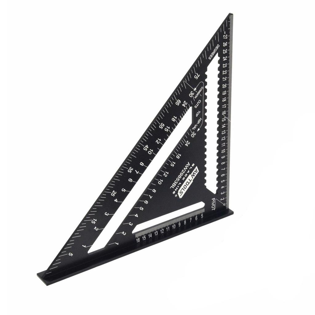 AW Tools Black Line Aluminium CarpenterÂ´s Square