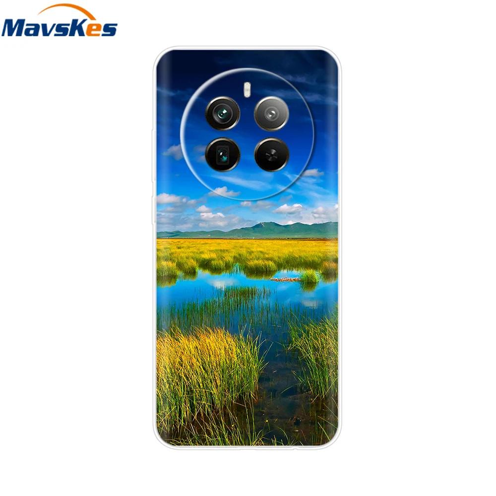 Для Realme 12 Pro+ Чехол Любовь Сердце Мягкий Силиконовый Чехол для Oppo Realme 12 Plus 5G Футляры для Realme 12 Pro Plus realme12 Бампер