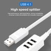 1.2M Usb Cable Extension Charger Line Hub More Than Splitter New Style 3 Usb Hub Charging Cable Fast Charge Usb Extension