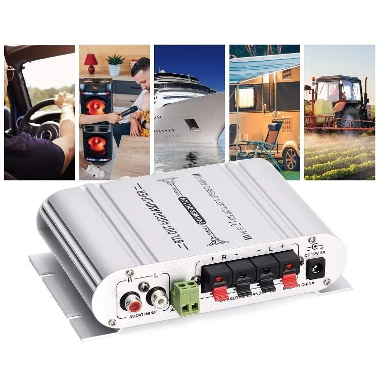 Компактный аудиовыход SUNNY LEPY 25 Вт, сабвуфер 25 Вт, стереоусилитель, цифровой, с высоким тепловыделением, алюминиевый, небольшой усилитель общего назначения, 2.1-канальный усилитель,
