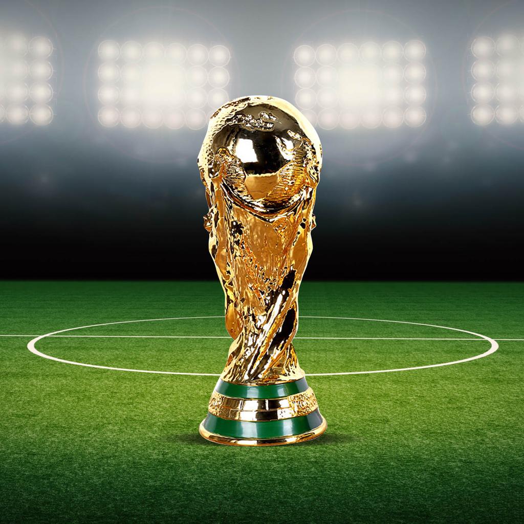 World Cup Trophy Finely Carved Sparkling Durable ABS High Simulation World Cup Replica for Home Car