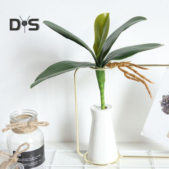 Прозрачная текстура, искусственное растение без полива, яркие поддельные листья орхидеи фаленопсис