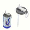 4PCS Reusable Soft Drink Can Lid, Four Colors, Can Be Used for Beverages, Juices and Soft Drinks, and Comes with a Straw