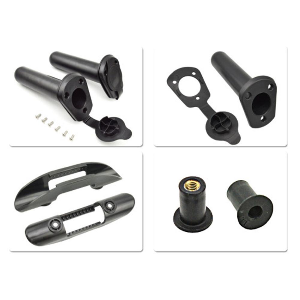 Universal Kayak Canoe Deck Mounted Paddle Clip + Screws Kayak Accessory
