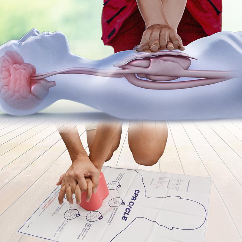 Мини-тренажер по оказанию первой помощи в форме сердца, обучающий инструмент для тела, медицинский манекен, манекен для ухода за больными, модель обучения, модель