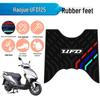 Haojue UFD125 Rubber Footrest Grip Mat for New Xingzhi 125 Motorcycle (HJ125T-51)