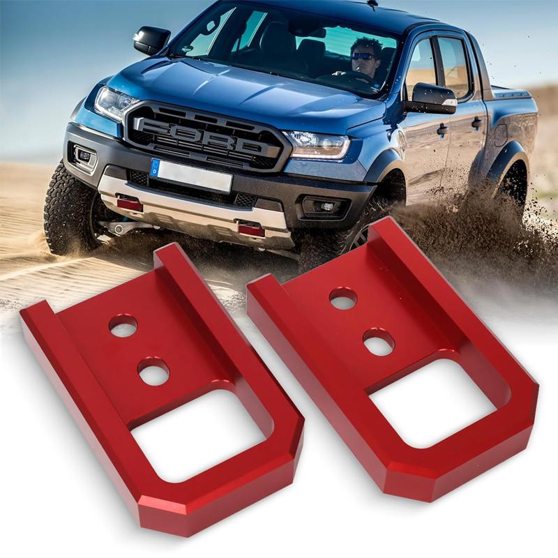 Car Tow Hooks Front Bumper Towing Shackle Mounts For Tacoma 2024 2026 And For 4Runner 2025 2026 Off-Road Recovery Accessories