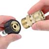 2pcs Quick Connection Pressure Washer Adapter Set Pressure Washer Connector  Car Wash