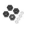 4pcs RC Hex Coupler Professional Aluminum Alloy RC Wheel Hex Adapter for 1 10 RC Cars