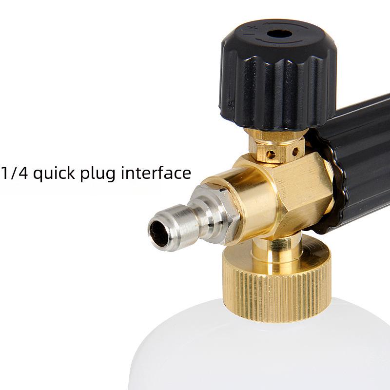 Водяной пистолет высокого давления для мойки автомобилей с распылителем пены и щеткой