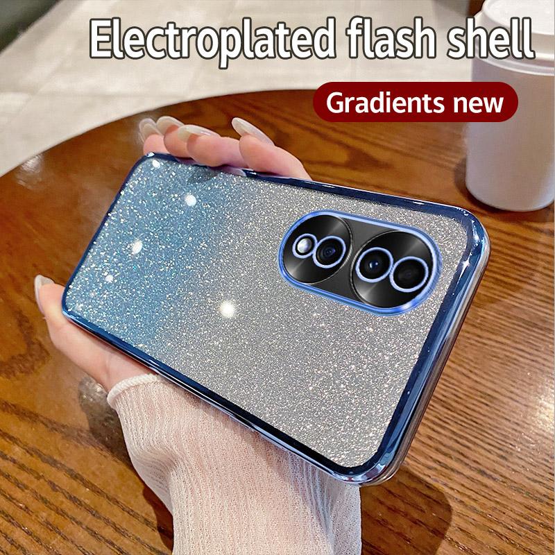 Чехол для Honor 70 Honor FNE-AN00, FNE-NX9 Чехол для телефона с блестящим покрытием, силиконовый объектив камеры, мягкая задняя крышка