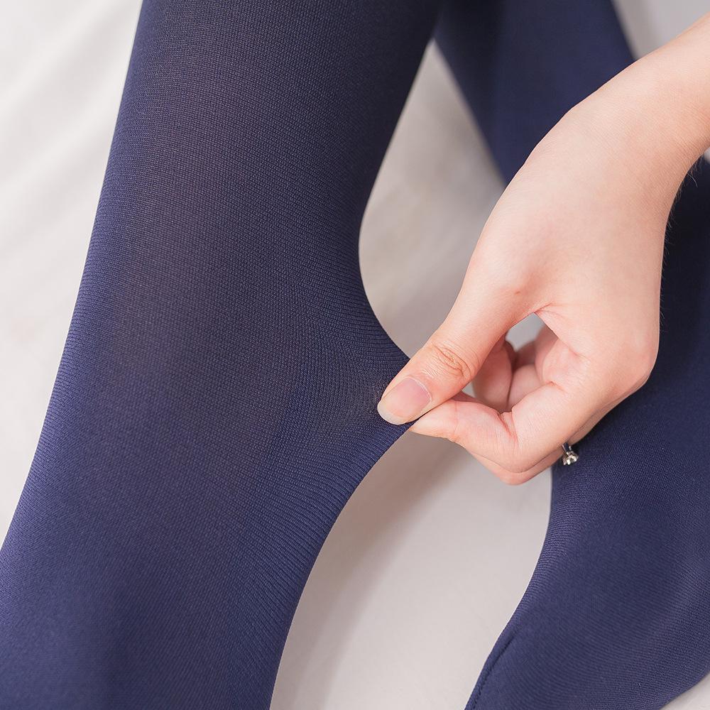 Long Socks for Women Girls Ladies Black Red Blue 120D Velvet Tights Opaque Seamless Stockings Fashion Pantyhose s(SO22)