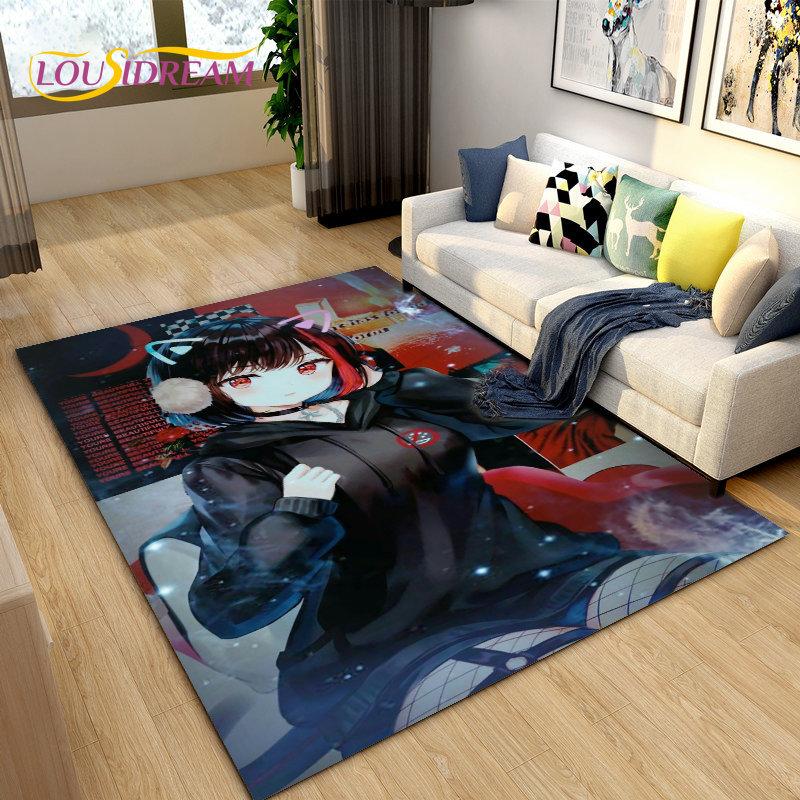 Ковер Zero Two DARLING In The FRANXX Аниме, Ковер для Гостиной, Спальни, Дивана, Прихожей, Декор, Детский Нескользящий Коврик для Пола