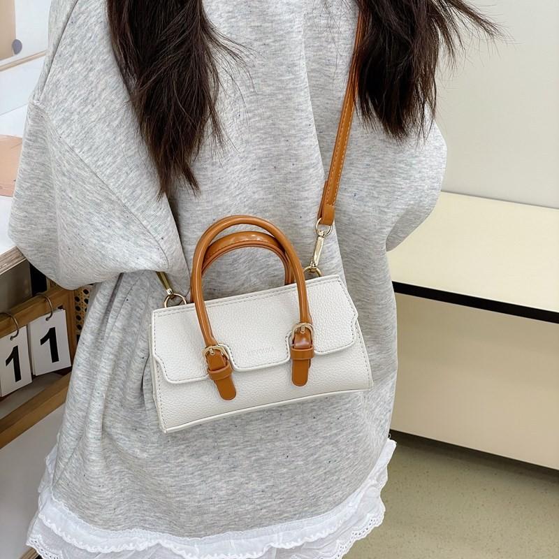 Handbag Stylish Girl Kids Mini Shoulder Bag Shopping Purse With Simple Style