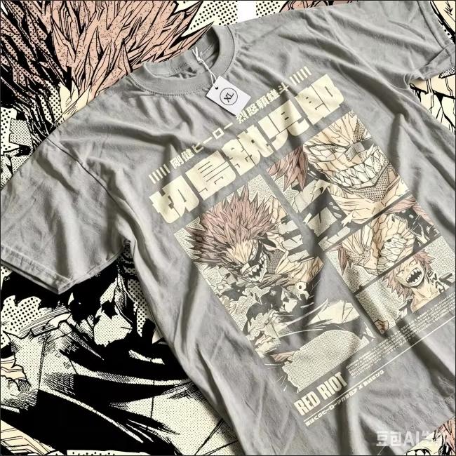 2026 Новая летняя аниме-футболка унисекс My Hero Academia Бакуго Кацуки и Кирисима Эйдзиро с принтом манга-графики