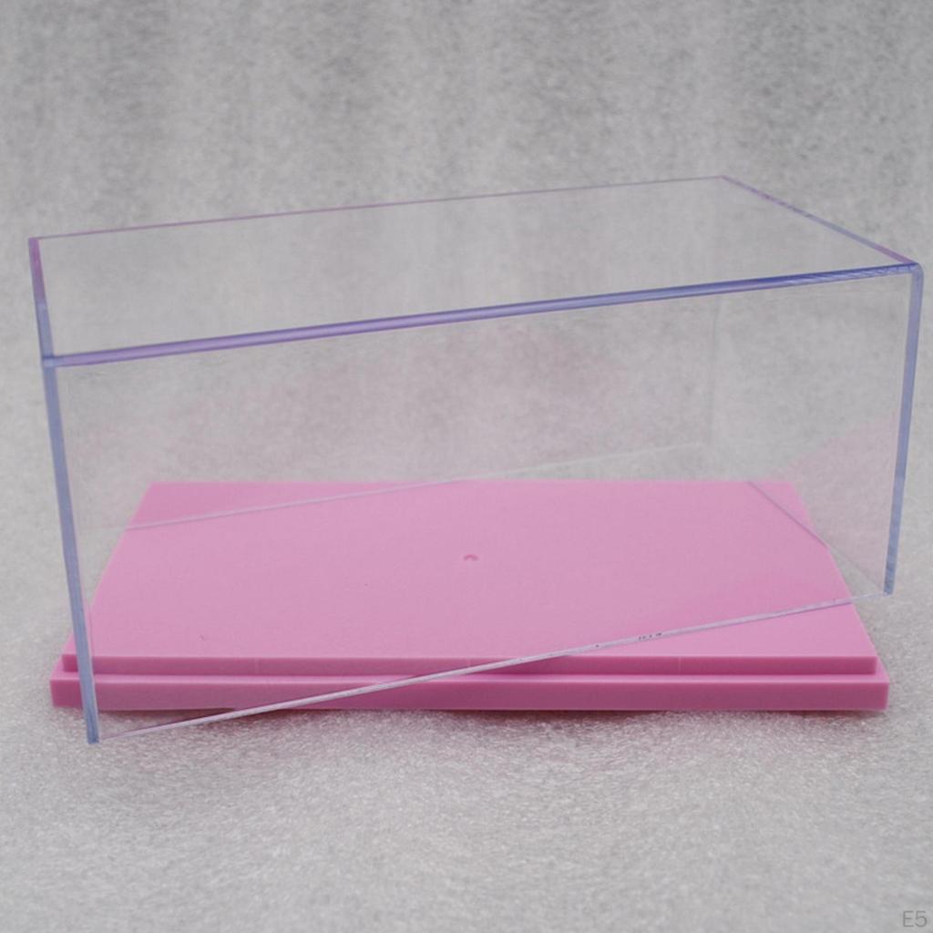 1:43 Clear Acrylic Toy Car Display Case Collectibles Storage Box for Statues Toys