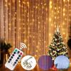 3M Christmas Ornament LED Fairy String Curtain Lights Garland Festoon Christmas Decor for Home New Year
