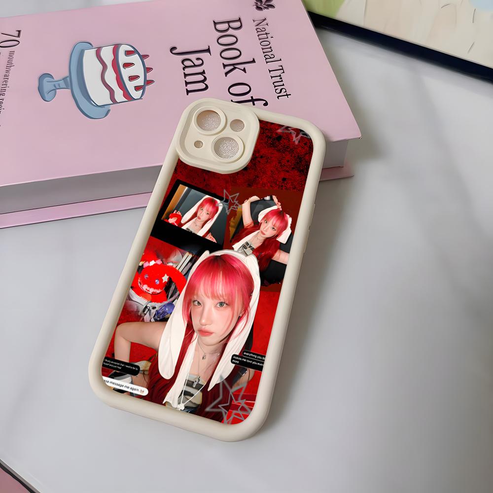 Чехол для телефона Singer S-Song Y-Yuqi Для IPhone Air 17 Pro Max 16 E 15 14 Pro Max 13 12 11 Mini Plus Мягкий Силиконовый Белый Чехол