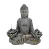 Статуя Будды Искусство Ремесло Солнечная энергия Ремесла Украшение стола Дзен Медитация Скульптура для сада