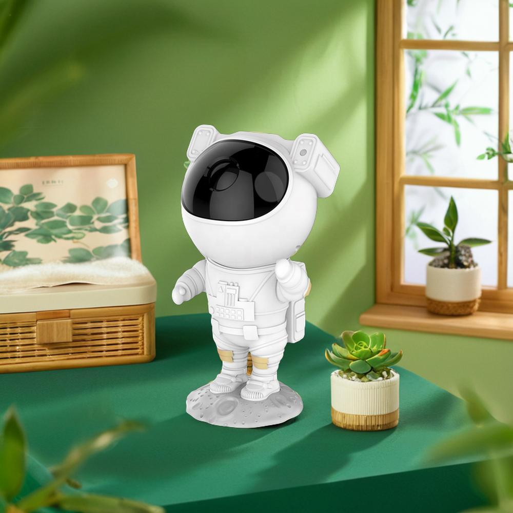 Smart Toy 360-Degree LED Star Projector Modern Astronaut-Shaped Night Light for Kids