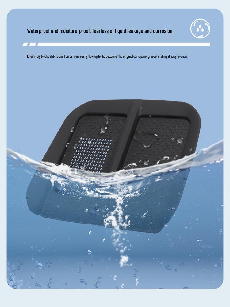 Силиконовый противоскользящий коврик для беспроводной зарядки: Подходит для центральной консоли 24 моделей Hongqi EH7