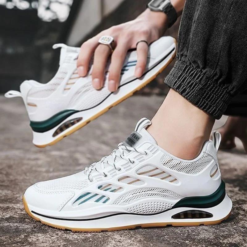 Модные мужские кроссовки летние дышащие удобные спортивные мужские повседневные туфли легкие кроссовки для бега для мужчин zapatillas de deporte tenis