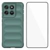 For Motorola Edge 70 5G TPU Case WANLONFENG HD Series Anti Slip Phone Cover with Tempered Glass