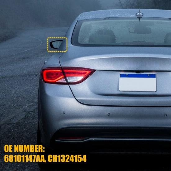 Rear View Heated Mirror Glass LH Driver For 2011- Chrysler 200 Dodge Charger