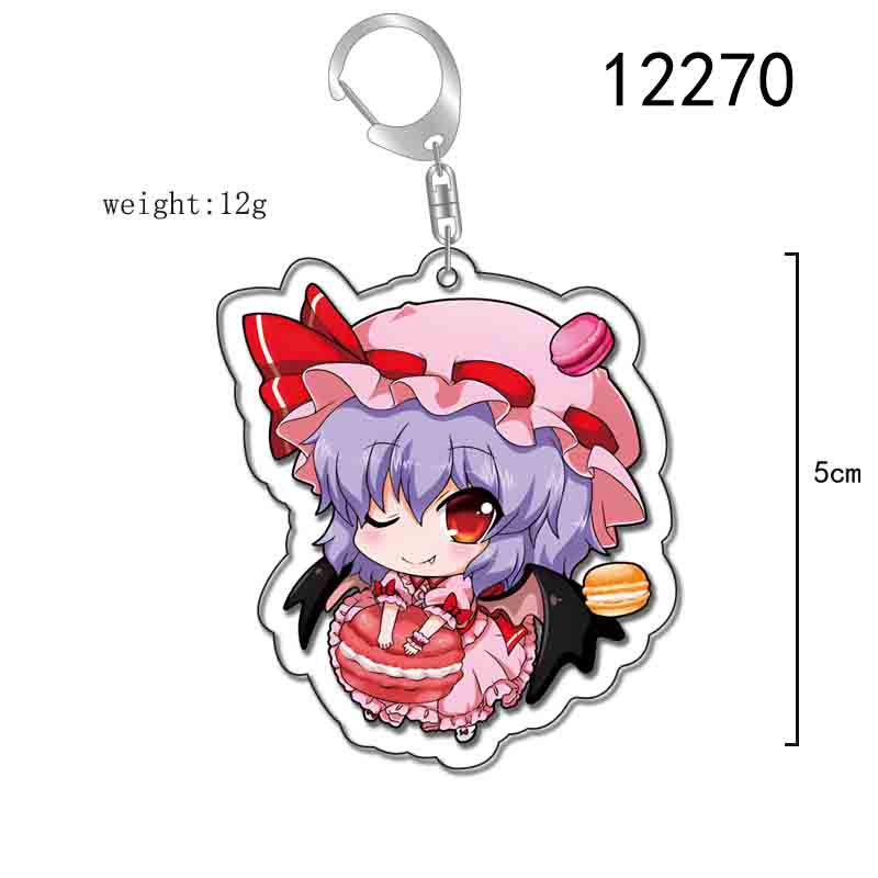 Двусторонняя акриловая брелок-подвеска Touhou Project Хакурей Рейму