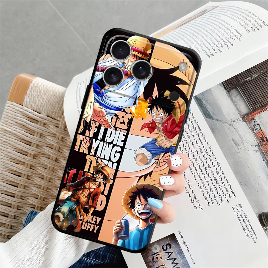Чехол для iPhone 15 Plus X XS XR 13 Mini 12 SE 17Air 17 16 Pro Max 11 14 7 8 Funda Чехол для телефона Аниме Luffy Zoro