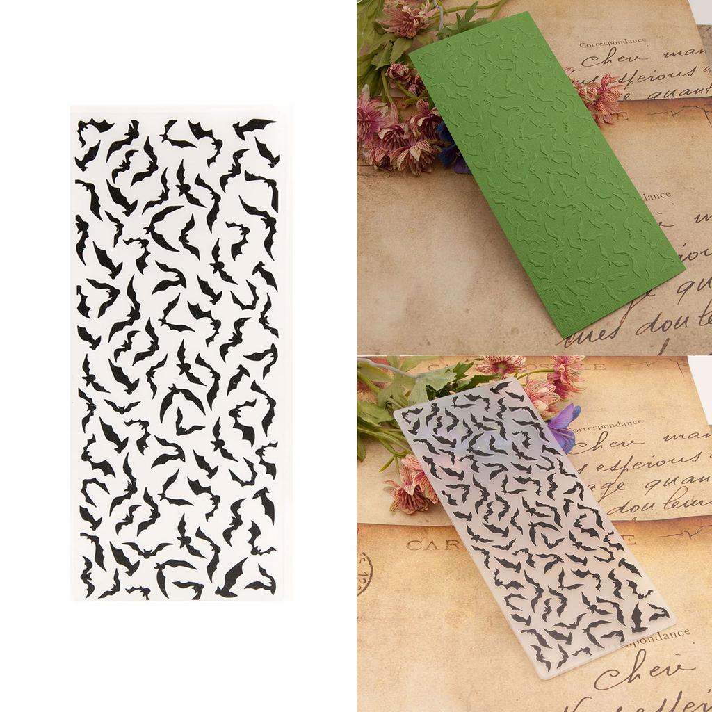 Папка для тиснения Трафарет для тиснения Летучая мышь Бумажное ремесло DIY Шаблоны для скрапбукинга для изготовления рождественских открыток