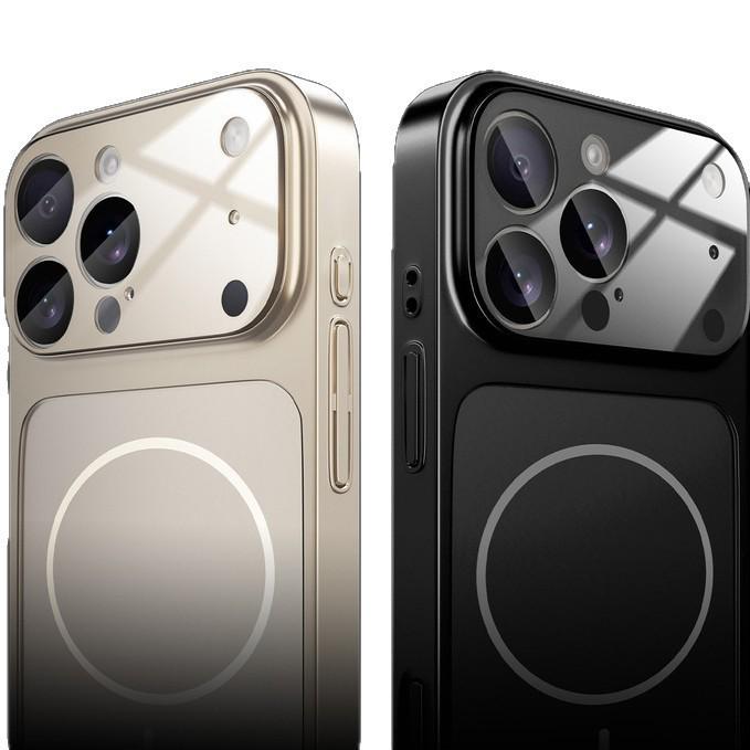 Мгновенный магнитный чехол из стекла Corning для iPhone 16/15 Pro Max, совместимый с 17 окнами.