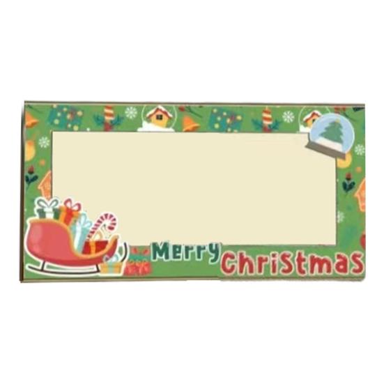 Рождественский держатель денег, деревянный держатель денег, кошелек-конверт, украшение на рождественскую елку