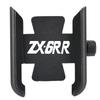 Motorcycle CNC Accessories Handlebar Mobile Phone Holder GPS Stand Bracket For KAWASAKI ZX-6RR ZX6R ZX6RR ZX 6R R 6RR 2000-2004