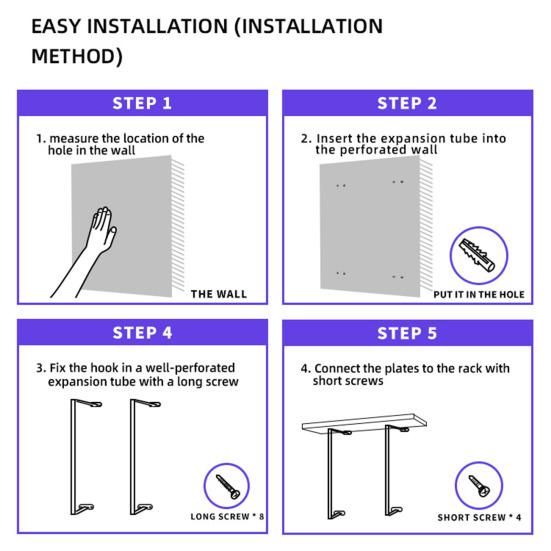 Настенная вешалка для полотенец с деревянной полкой, прочная, несущая, простая установка, органайзер для хранения рулонных полотенец в ванной комнате